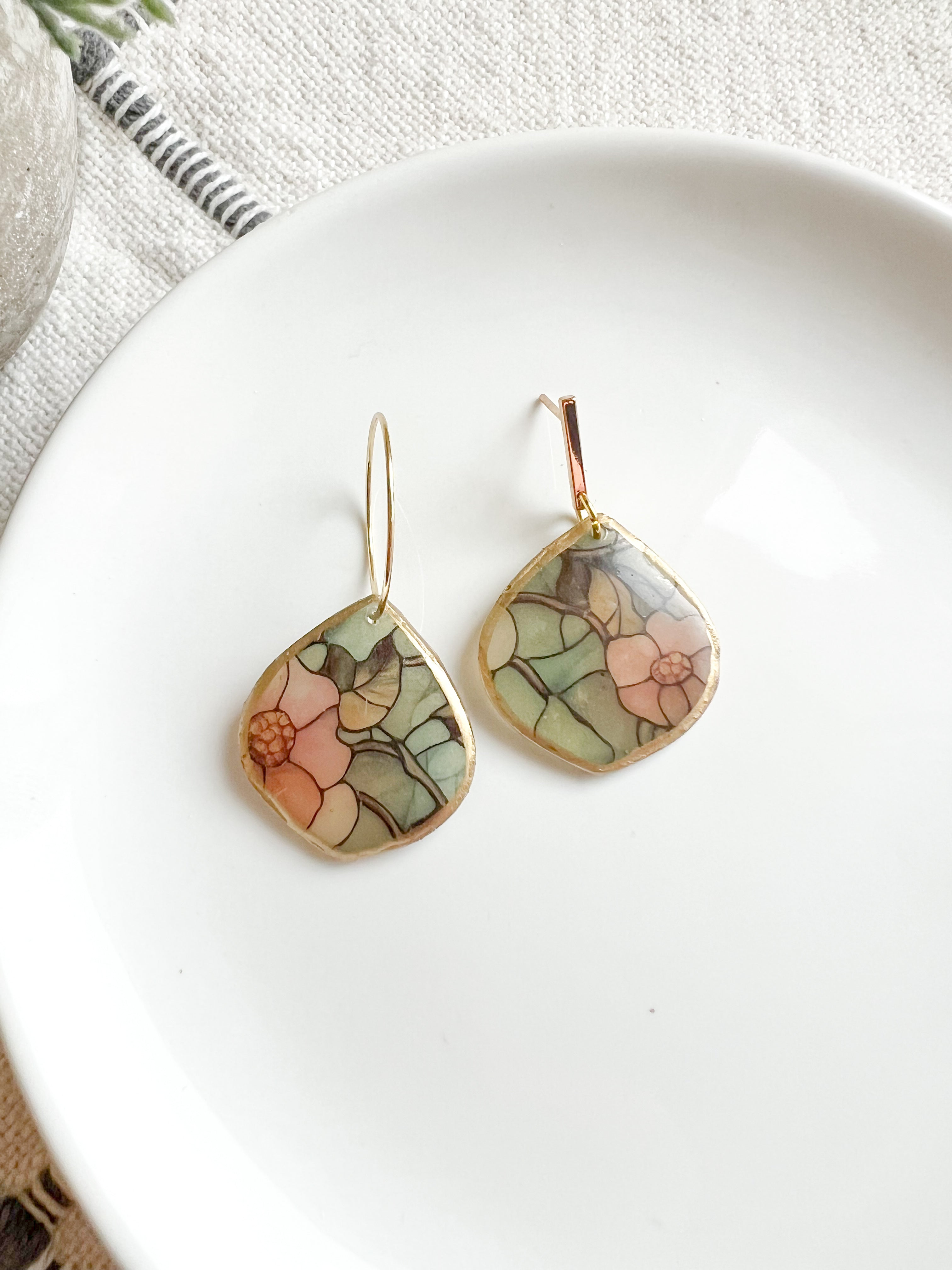 Stained Glass Hoop or Bar