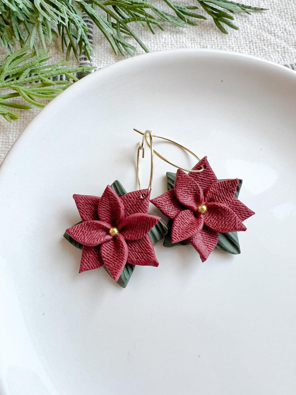 Poinsettia Dangle