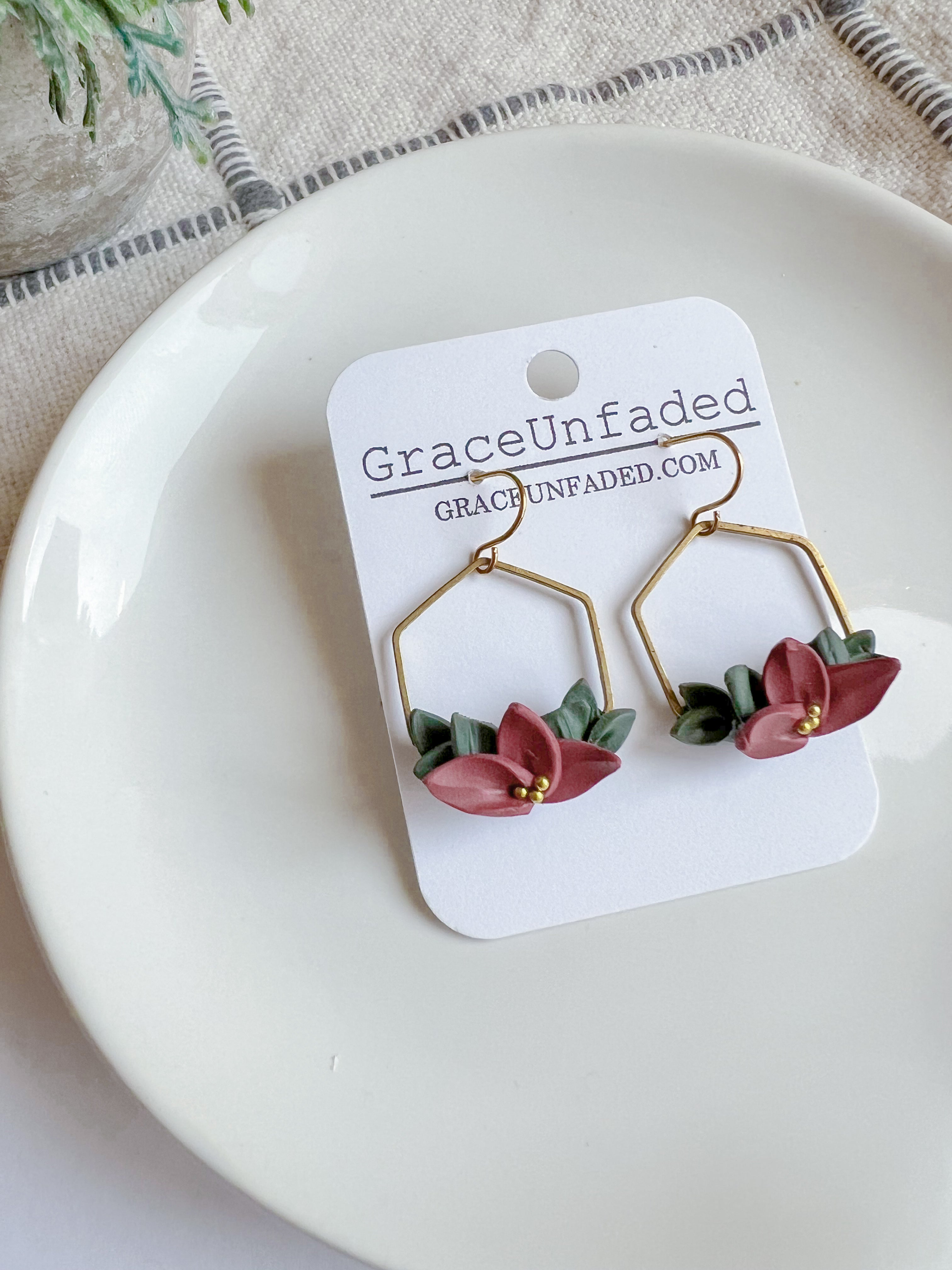 Christmas Floral Drop (2 options)