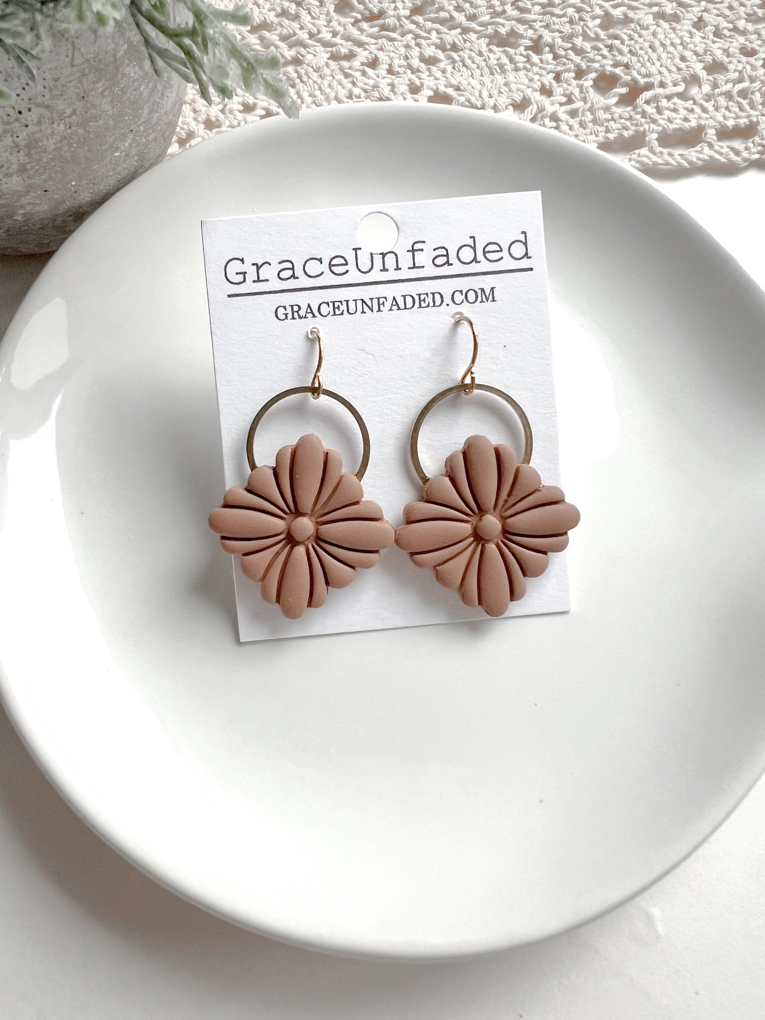 Clay Brass Drop (Multiple Colors)