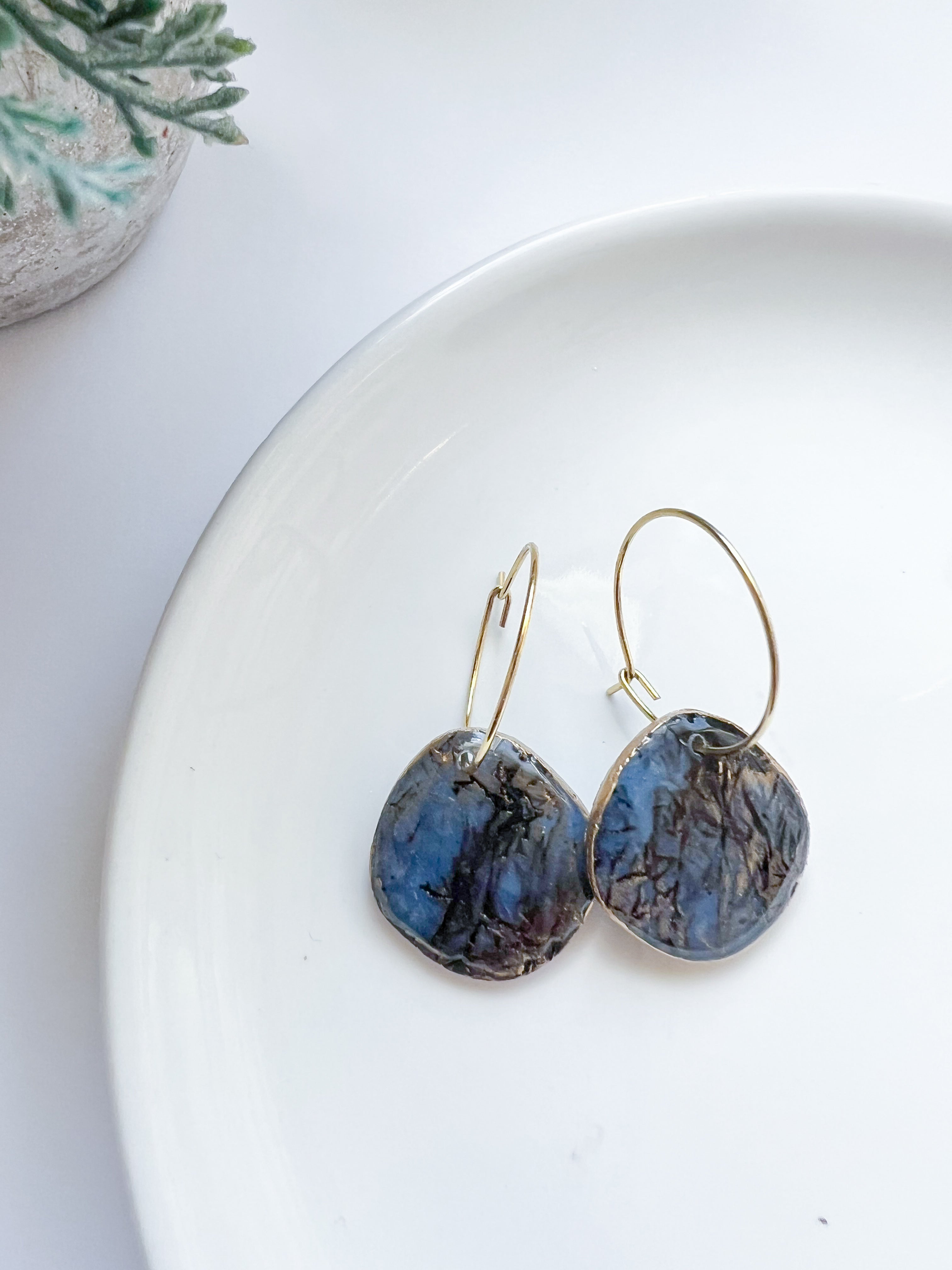 Cracked Stone Collection -  Hoop