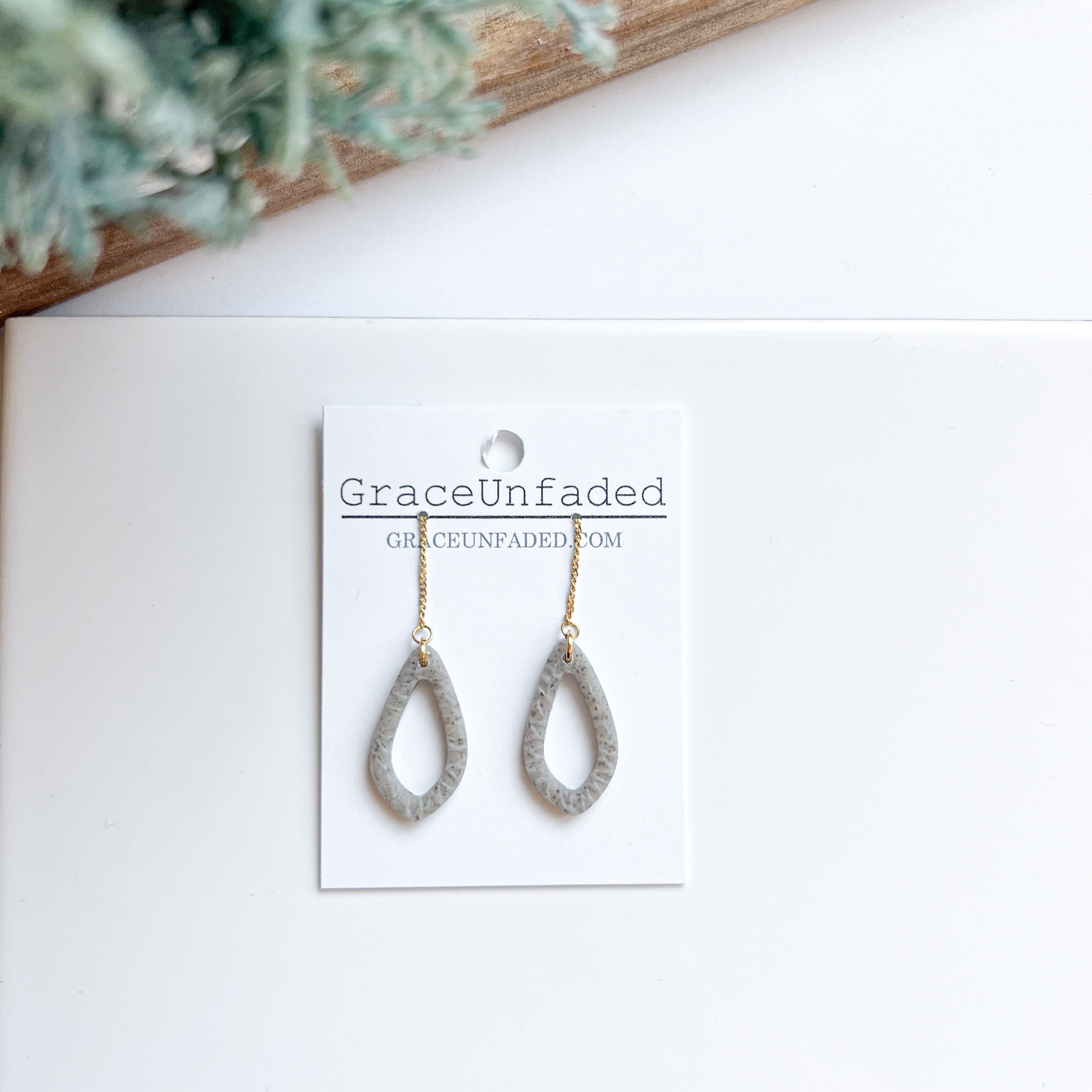 Threader Drop Earrings