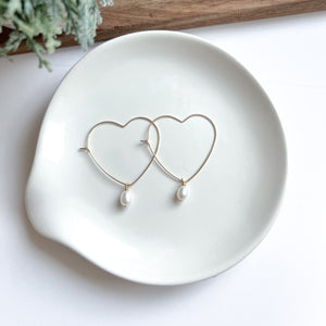 Heart Hoop with Pearl