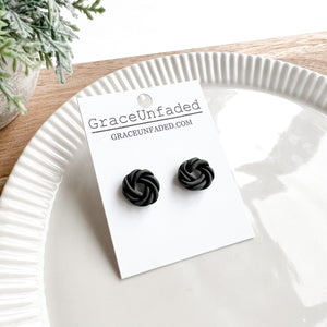 Round Knot Studs - 5 Colors
