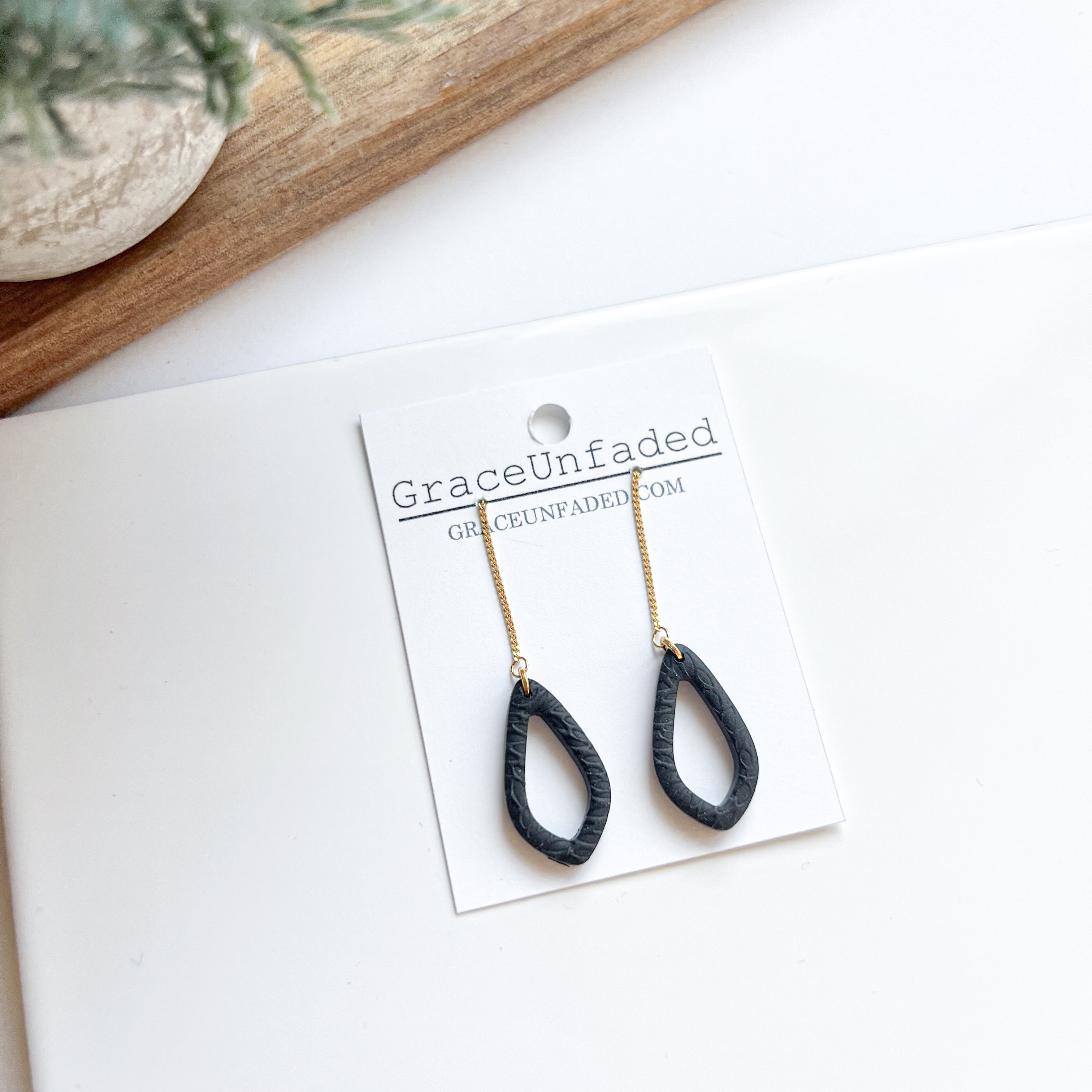 Threader Drop Earrings