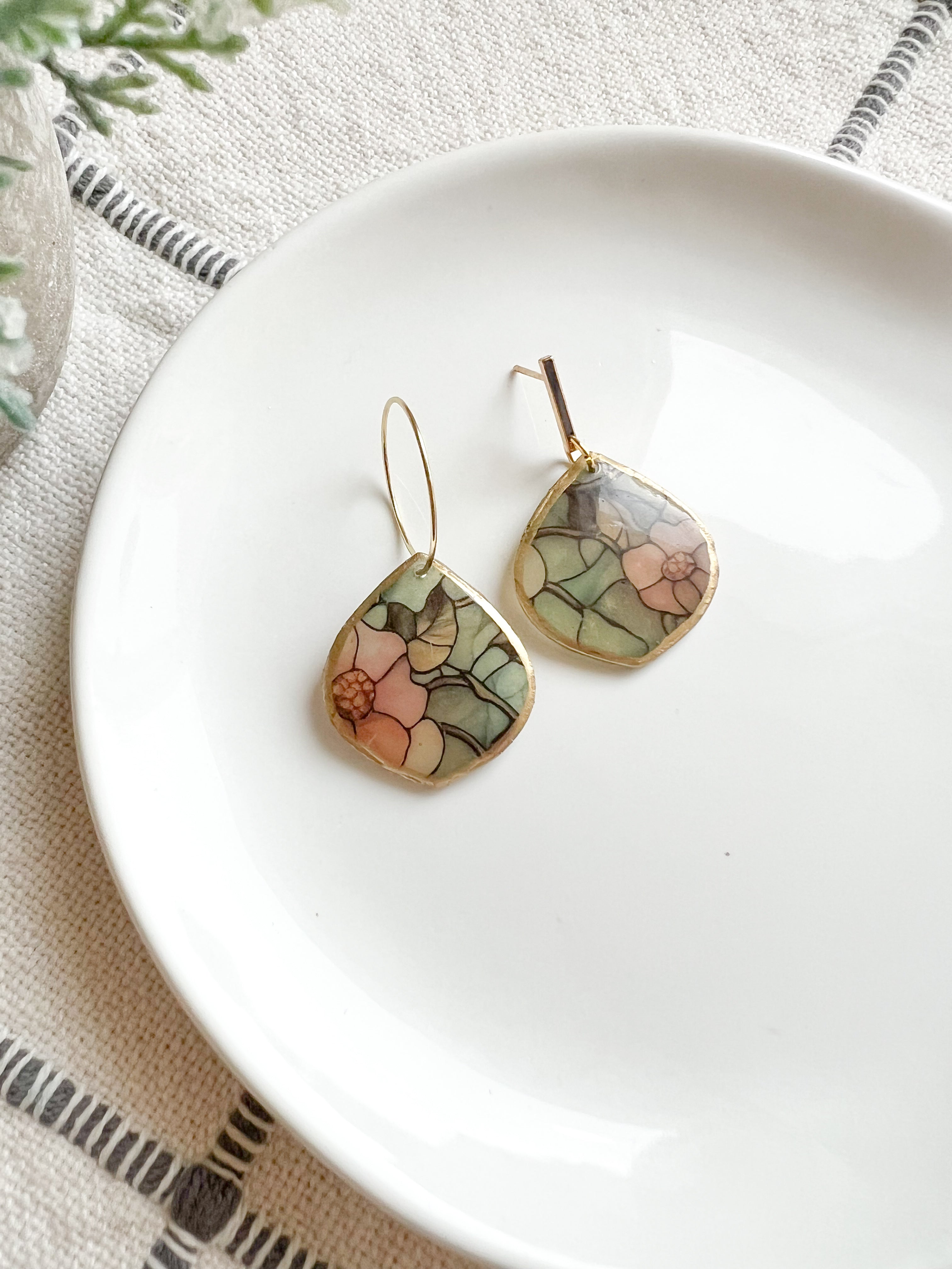 Stained Glass Hoop or Bar