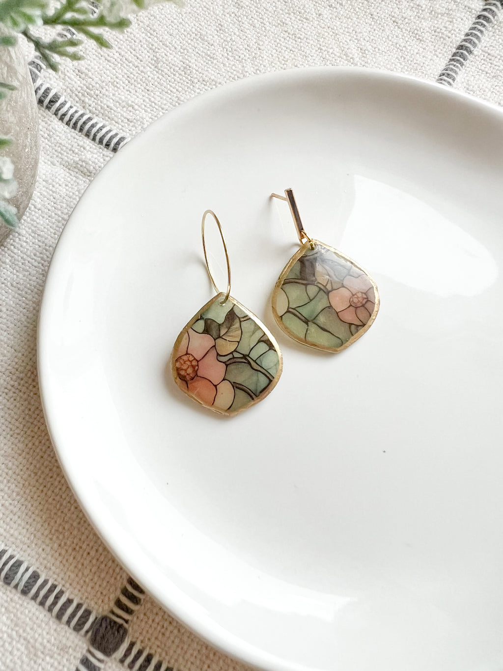 Stained Glass Hoop or Bar