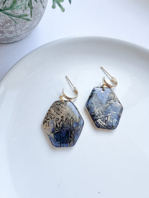 Cracked Stone Collection - Hexagon Drop