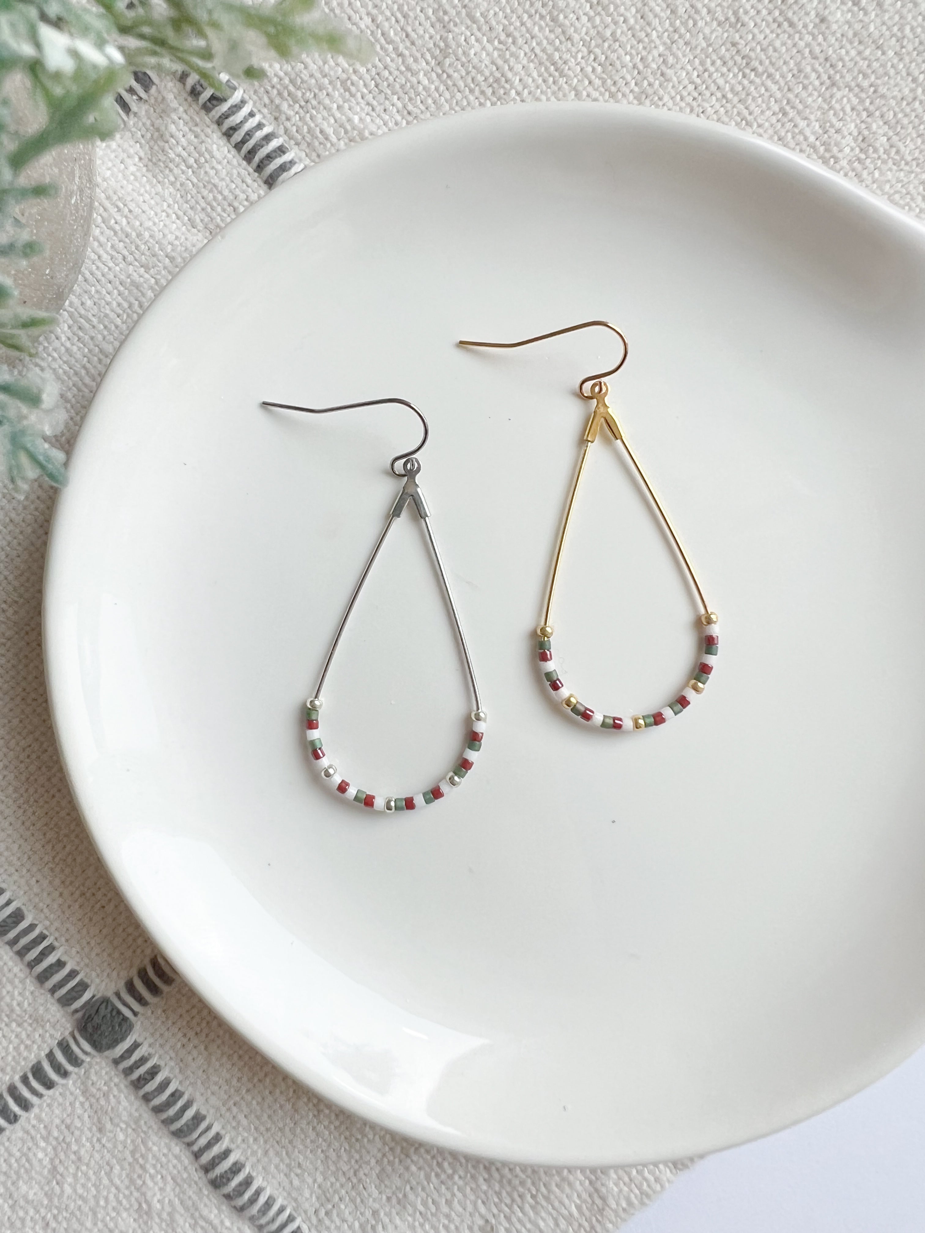 Beaded Teardrops