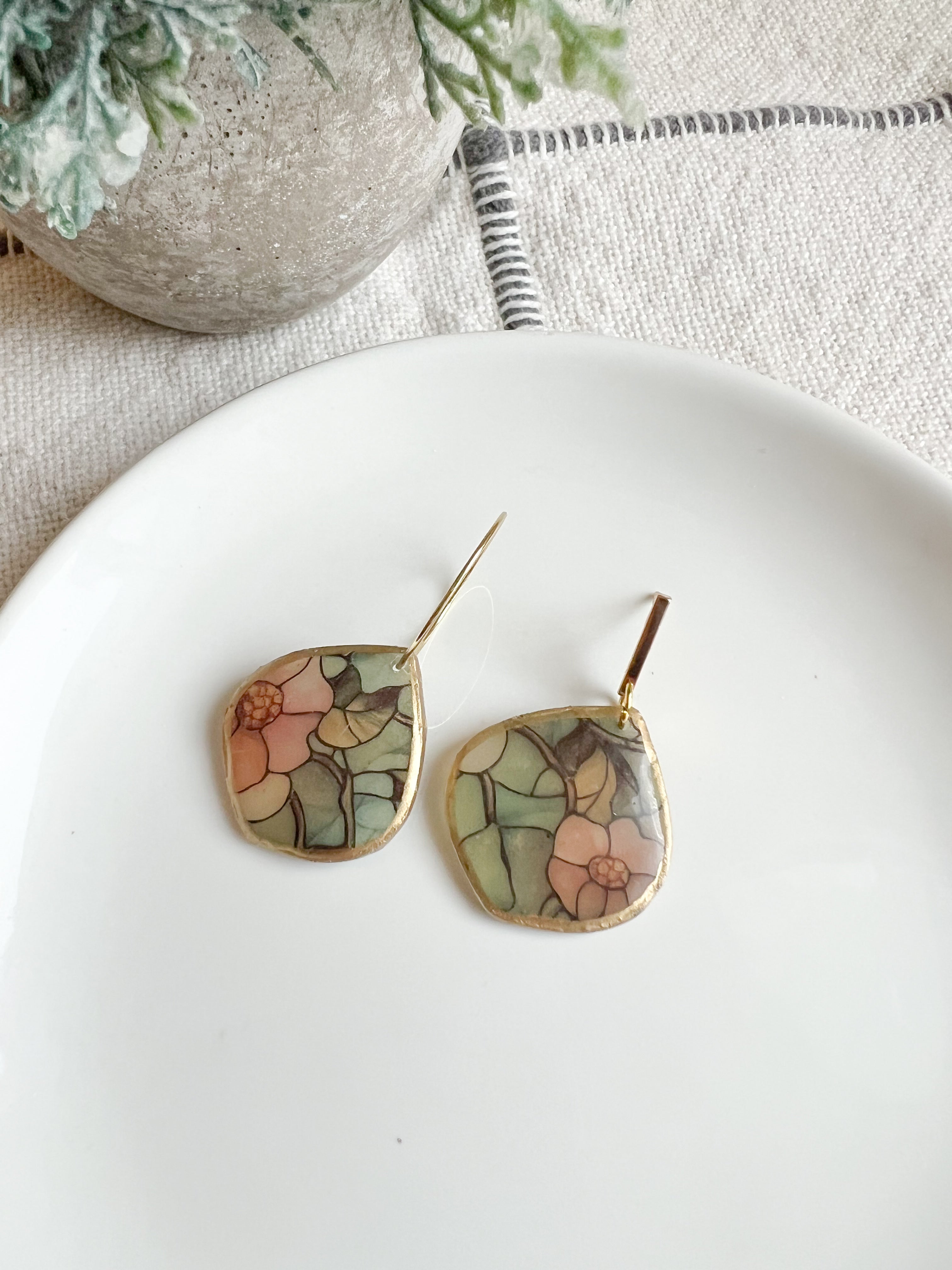 Stained Glass Hoop or Bar