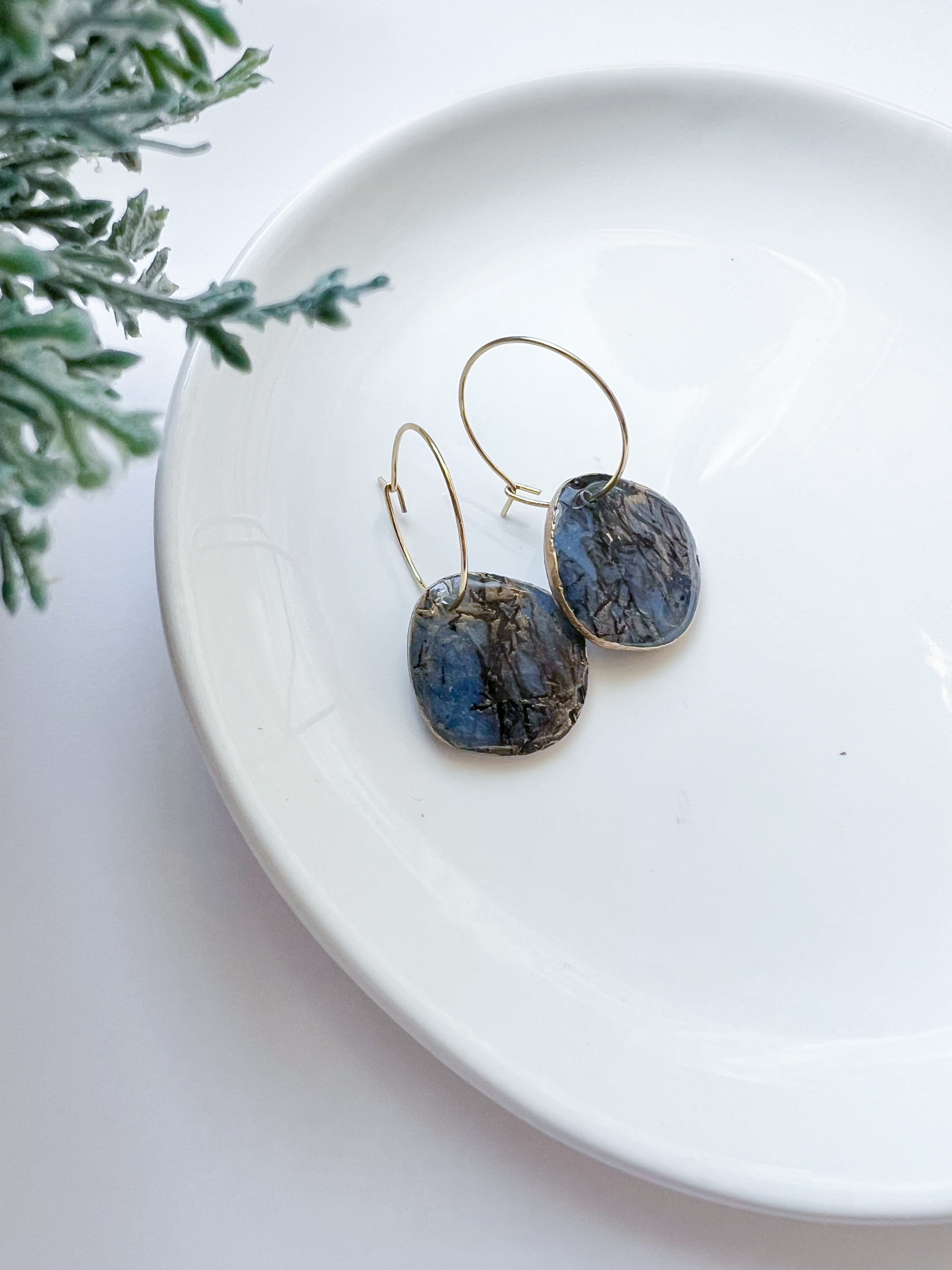 Cracked Stone Collection -  Hoop