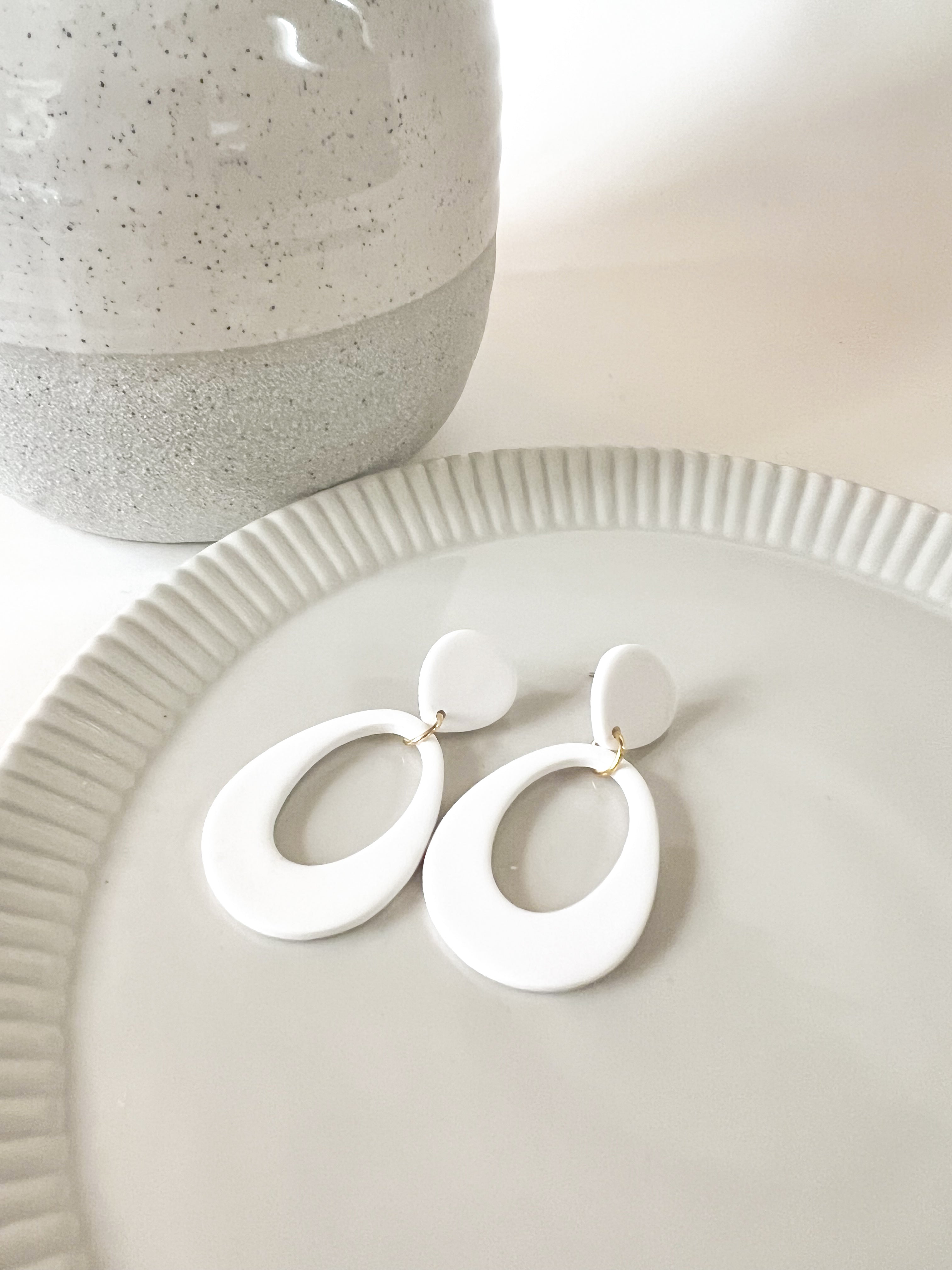 Large Neutral Earrings (Multiple Colors)