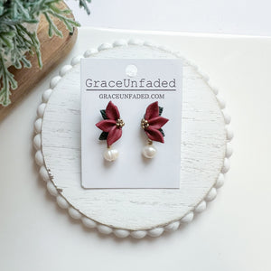 Poinsettia Pearl Drop