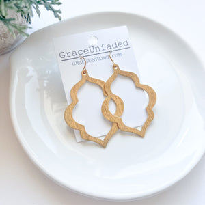 Brass earrings