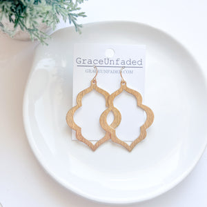 Brass earrings