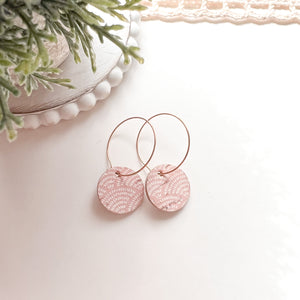 Leather Disc 25mm hoops