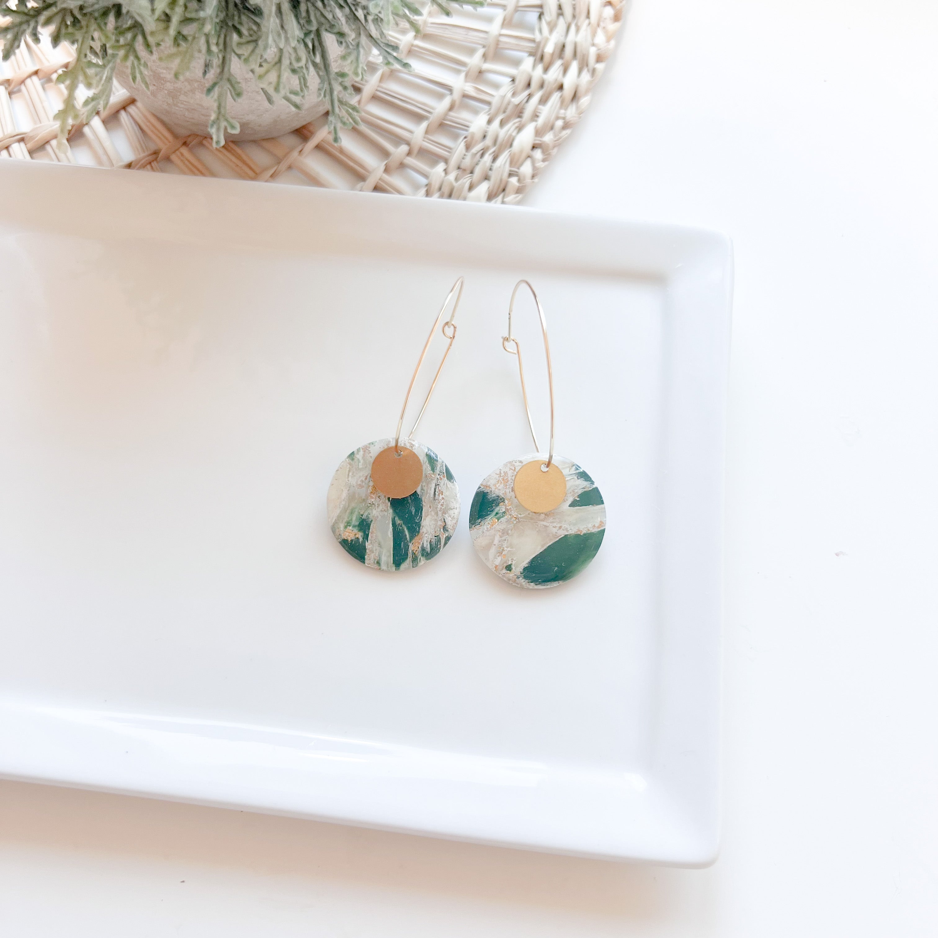 Resin Marbled Hoops