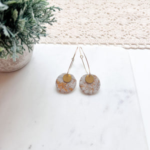 Resin Marbled Hoops