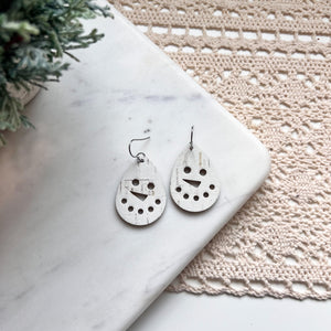 Christmas Snowman Teardrop