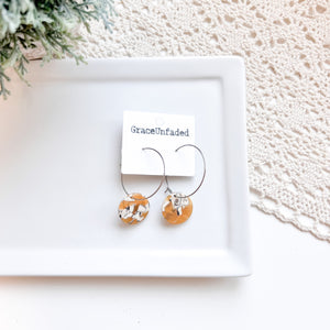 Acrylic Broken Stained Glass Hoops - GraceUnfaded
