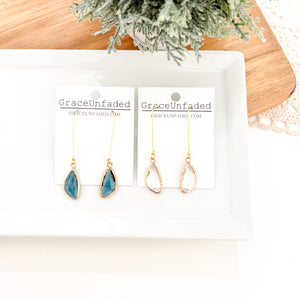 Glass Drop Earrings