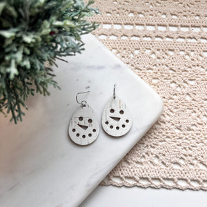 Christmas Snowman Teardrop
